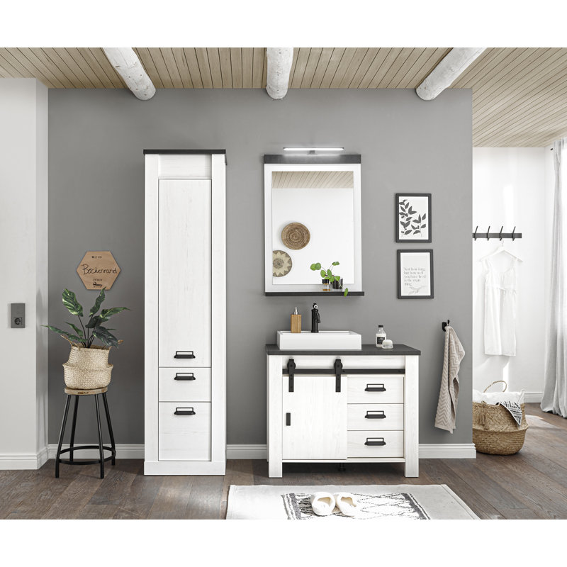 Jackeline Bathroom Suite, White