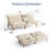  Torrence 71'' Upholstered Channel Tufted Corduroy Convertible Futon-1036097421