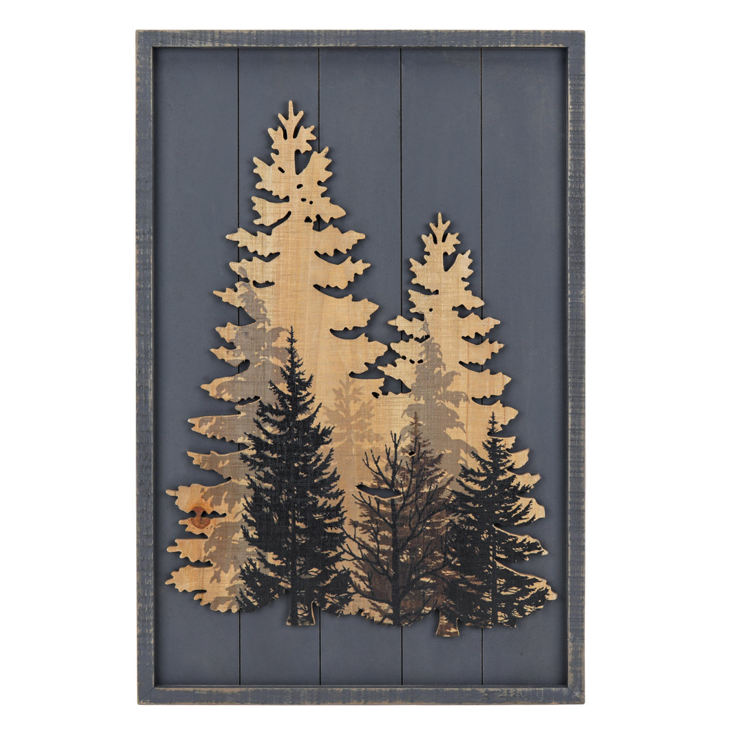 Handmade Rustic Landscape & Nature Wall Decor Millwood Pines 