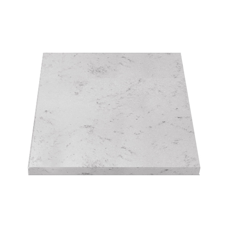 MagickWoods 12 In. W X 22 In. D Cultured Marble Slab Vanity Top In Whitewater