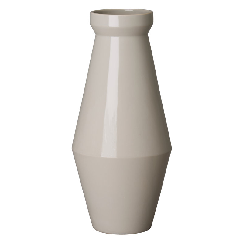 Vase de table en céramique 19 po/extérieur gris 19 po Jemmison