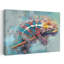 Vibrant caméléon, art abstrait contemporain, art mural-129152245