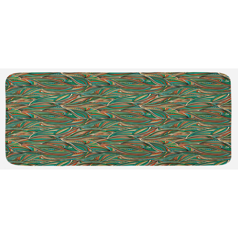 Cottage / Country Synthetic Kitchen Mat