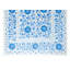 75 x 98 en broderie classique en soie Suzani. Nouvelle suspension murale. Housse de lit ou de table