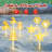 Outdoor Christmas Decorations Solar Stake Lights, Solar Christmas Pathway Lights Outdoor Waterproof With 10 Modes, Warm White Led Xmas Lighting Yard Stake For Path Lawn Patio Decor