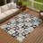 Machine Washable Indoor/Outdoor Chantille ACN2476 Floral Rug-687447141-687447132