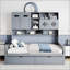 Lit de jour simple en bois avec 2 tiroirs-1595726873-1595726875