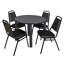 Plateau de table Kee, 4 chaises empilables-1063692259-1063081023-1063692286