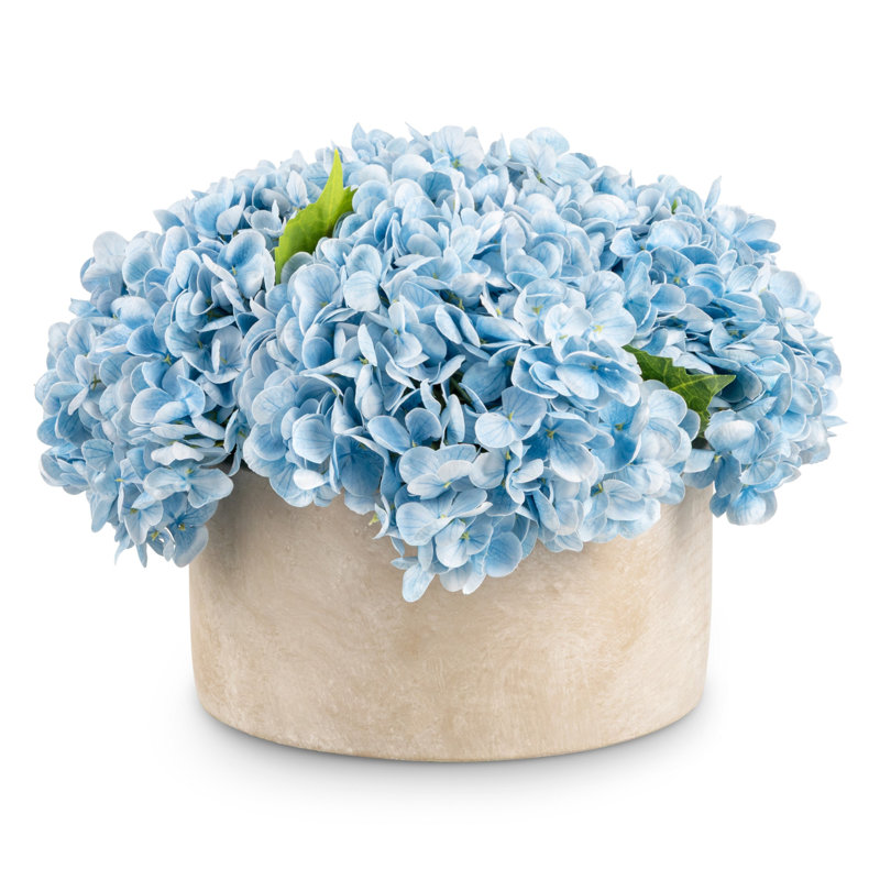 Arrangement Aurelia RealTouch Hydrangea, Azur