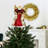 12 " Abstract Fabric Angel Tree Topper