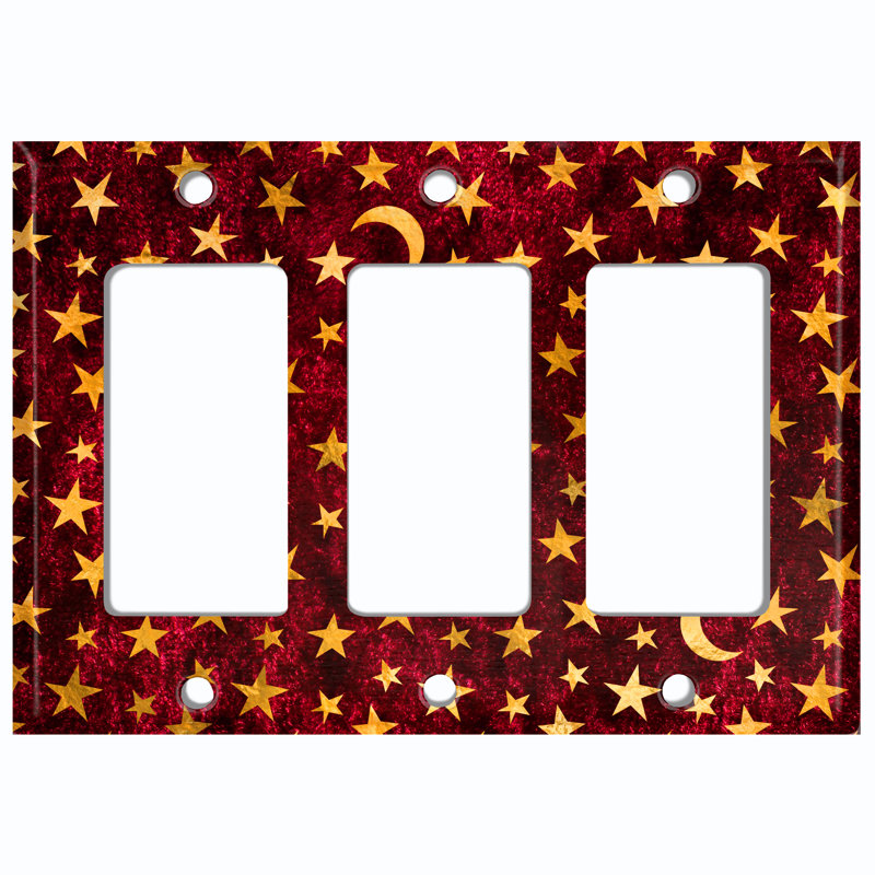 3 - Gang Toggle Light Switch Standard Wall Plate