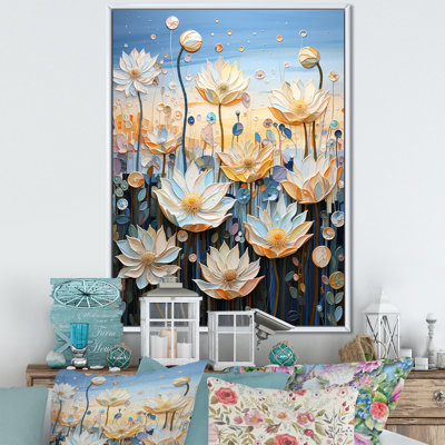 Pétales du lotus sacré IV sur toile