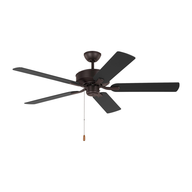 Ventilateur de plafond 52 po, Bronze / noyer américain, Bronze