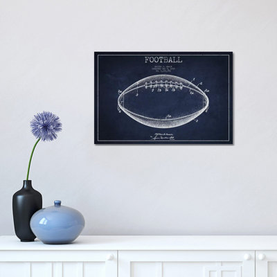Football by Aged Pixel - Wrapped Canvas Print