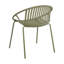 Ensemble de salle à manger d'extérieur moderne 7 pièces avec chaise empilable