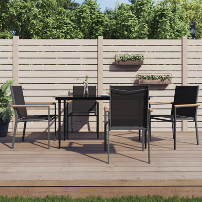 Bickel 4 - Person Patio Dining Set with Rectangular Table