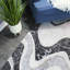Tapis abstrait gris/noir zone Dura-1694296620