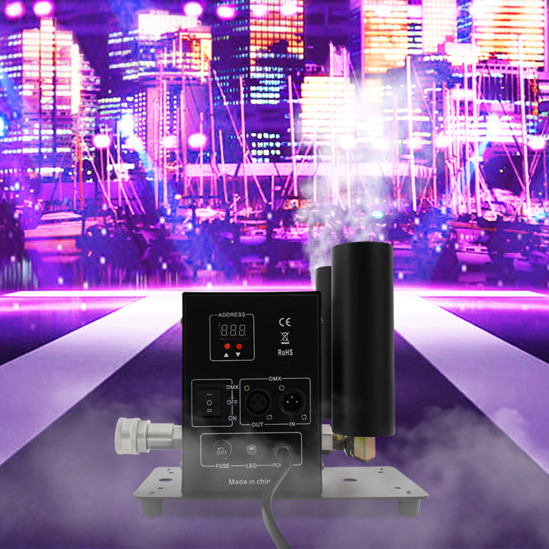 CO2 Jet Machine with Dual Nozzle Professional CO2 Fog Machine for Stage Shows & Party Atmosphere