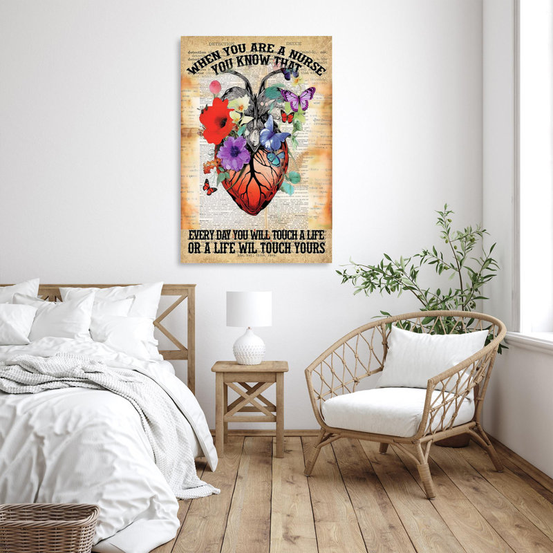 When You Are A Nurse - 1 pièce, reproduction d'art graphique sur toile tendue, H 36 po x l 24 po x P 1,25 po