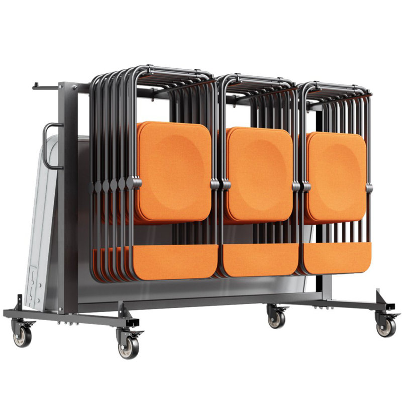 Chariot pliant pour 42 chaises ou 12 tables de 400 lb avec roues