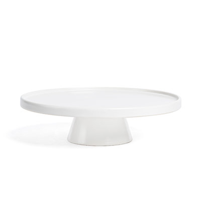Stoneware Round Cake Stand 