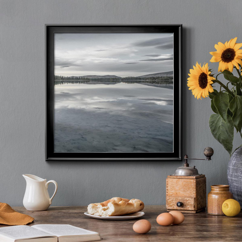 Serene Magic Hour - photographie encadrée sur toile, Cadre noir, H 26,5 po x l 26,5 po x P 1,5 po