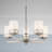 Nailwell 5 - Light Steel Dimmable Classic / Traditional Chandelier-27063586-100090160