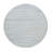 Rikijs One-of-a-Kind 8' New Age Round Area Rug Ivory