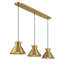 Lustre linéaire à 3 lumières Ohiremen-97493866