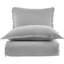 Ensemble de housse de courtepointe 100% coton Nil Washed Coffe-109616774-109616773