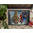 Fox Terrier and Santa Claus Doormat-1301919213