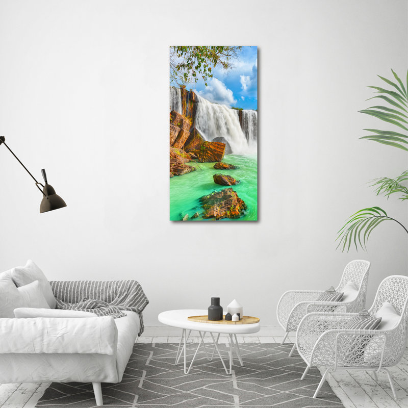 Waterfall - Wrapped Canvas Print