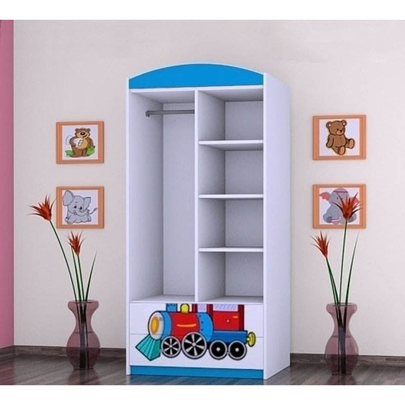 Christy 2 Door Wardrobe, Blue