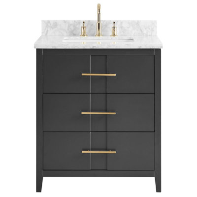 Iconic 30" Freestanding Standard Single Bathroom Vanity with Top