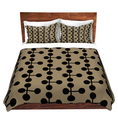 Polyester Geometric Shapes Duvet Cover
