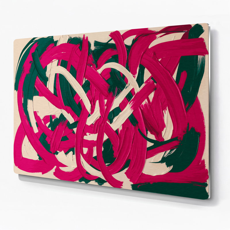 Art mural en métal Neo Expressionism 39, H 12 po x l 18 po