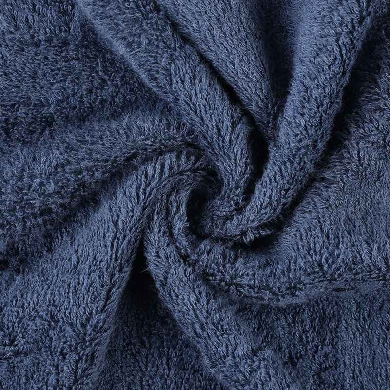 Ensemble de serviettes en rayonne de bambou et en coton mélangé hypoallergénique, Marine, Ensemble de serviettes 9 pièces