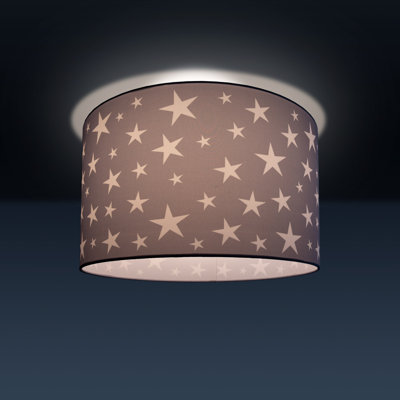 Caudillo Fabric Flush Ceiling Light
