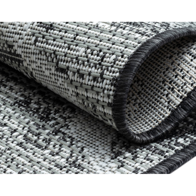 Annegreth Geometric Indoor / Outdoor Area Rug, Rectangle 80 x 150cm