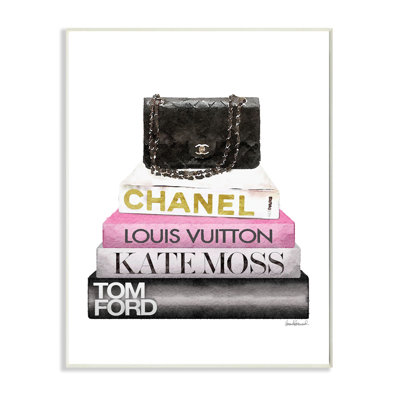 « mode-main bookstack rose black », impression