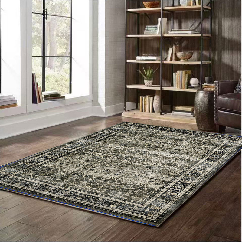 Crafters & Weavers Tibet Collection Area Rug Ultra Soft Washable Rug, Non Slip, Indoor, Stain Resistant Rugs for Living Room Bedroom Vintage Home Decor (3' x 5')