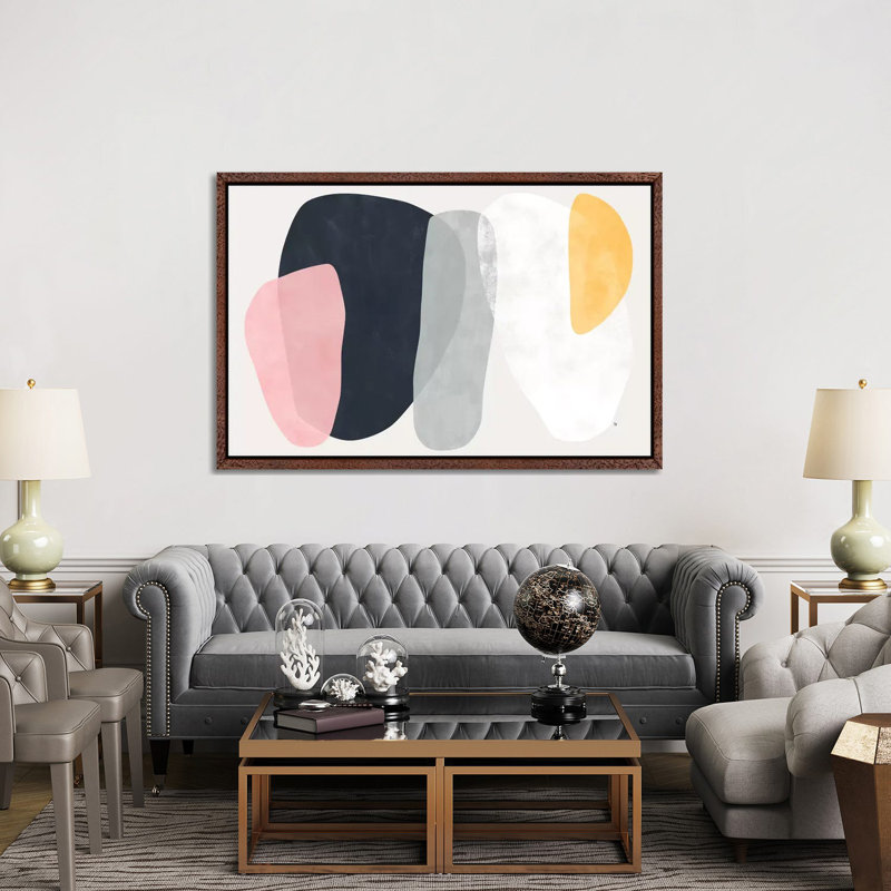 Auros by Tracie Andrews - Print on Canvas, 152.5 cm H x 101.5 cm W, Classic Brown Wood Framed