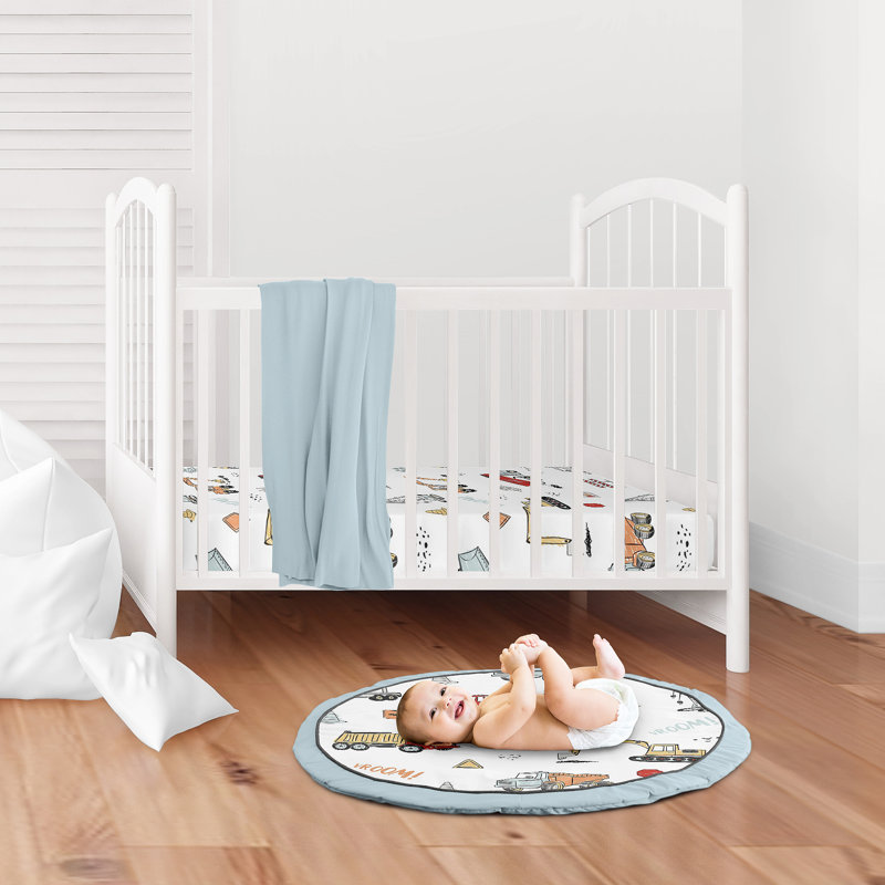 Construction Truck Brushed Microfiber Playmat