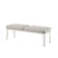 Banc gris clair Laveda Boucle & Pearl