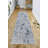 Custom Size Anti-Slip Gel Backing Marble Design Antibacterial Soft Pile Blue Grey Rug Runner by Feet-62774810