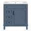 Meuble-lavabo 30 po avec lavabo en céramique-1963740083