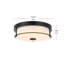 Plafonnier encastré noir de 12 po Kolson-934091306-934091302