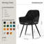 Velvet Tufted Upholstered Armchair Runge-319291821