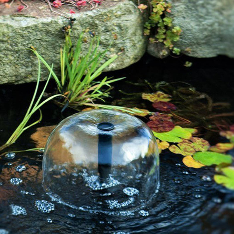 Ronan 132 GPH Solar Pump for Outdoor Fountains with Battery and Light