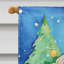 Drapeau de Noël Bearied Collie-2089967536